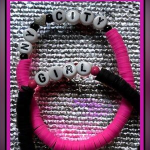N.Y. City Girl bracelet set ( New Handmade )
